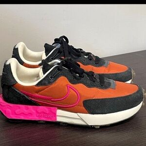 Nike Waffle Fontanka Burnt Sunrise pink prime, black sneaker women’s